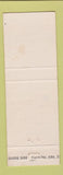Matchbook Cover - Master Blueprint Supply Costa Mesa CA
