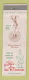 Matchbook Cover - Terraza Cocoteros Hotel Las Hamacas Mexico WEAR