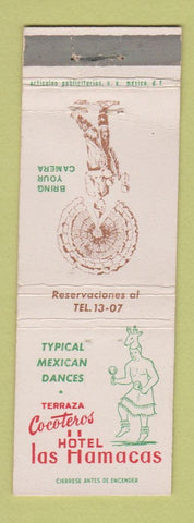 Matchbook Cover - Terraza Cocoteros Hotel Las Hamacas Mexico WEAR