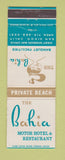 Matchbook Cover - Bahia Motor Hotel Restaurant girlie San Diego CA