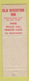 Matchbook Cover - Old Riverton Inn Winsted CT