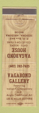 Matchbook Cover - Vagabond House Gallery Sedona AZ