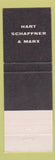 Matchbook Cover - Hart Schaffner Marx Men's Clothes Champaign IL