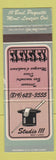 Matchbook Cover - Studio III Mont Laurier QC WEAR