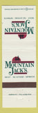 Matchbook Cover - Mountain Jack's Restaurant