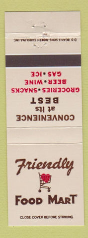Matchbook Cover - Friendly Food Mart