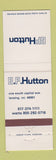 Matchbook Cover - EF Hutton Lansing MI investments