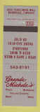 Matchbook Cover - Grande Michele's Pizza Bainbridge Township