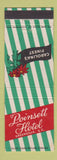 Matchbook Cover - Poinsett Hotel Greenville SC