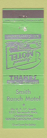 Matchbook Cover - Smith Ranch Motel Charleston SC
