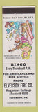 Matchbook Cover - Elverson Fire Company PA hillbilly