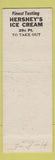 Matchbook Cover - The Sweet Shop Lewisburg PA hillbilly Hershey's Ice Cream