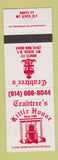 Matchbook Cover - Crabtree's Kittle House Mount Kisco NY