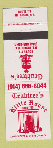 Matchbook Cover - Crabtree's Kittle House Mount Kisco NY
