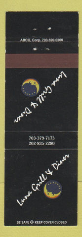 Matchbook Cover - Luna Grill Diner Washington DC Shirlington VA