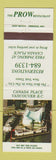 Matchbook Cover - Prow Restaurant Vancouver BC