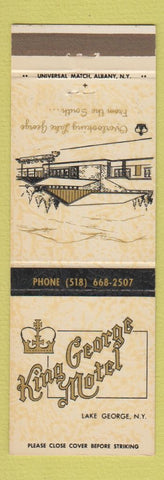 Matchbook Cover - King George Motel Lake George NY