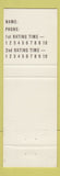 Matchbook Cover - Chevy's Diner Bar Bossier City LA