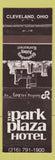 Matchbook Cover - Park Plaza Hotel Cleveland OH WEAR