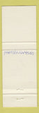 Matchbook Cover - Triangle Mobile Homes Trailer North Battleford Kindersley SK