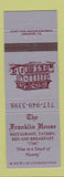 Matchbook Cover - Franklin House Restaurant Bed and Breakfast