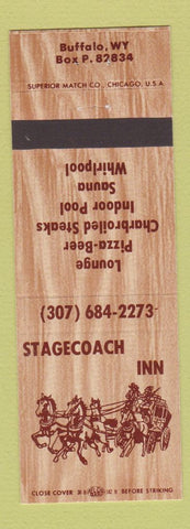 Matchbook Cover - Stagecoach Inn Buffalo WY