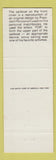 Matchbook Cover - Sailboat Reproduction Franklin D Roosevelt