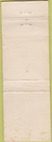 Matchbook Cover - Manor Inn Motel Ukiah CA POOR