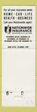 Matchbook Cover - Nationwide Insurance William Bobbitt Rocky Mount NC