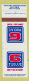 Matchbook Cover - 6 Twelve Convenient Mart Rockville MD DD Bean