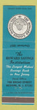 Matchbook Cover - Howard Savings Institution Newark NJ