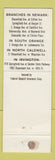 Matchbook Cover - Howard Savings Institution Newark NJ