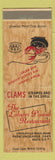 Matchbook Cover - Lobster Pound Restaurant Lincolnville Beach ME