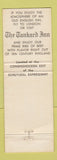 Matchbook Cover - Tankard Inn Conshohocken? WEAR