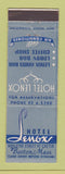 Matchbook Cover - Hotel Lenox Boston MA