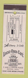 Matchbook Cover - Locke Ober Cafe Boston MA