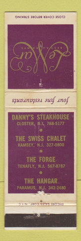 Matchbook Cover - Le Mar Restaurants Closter Ramsey Tenafly Paramus NJ