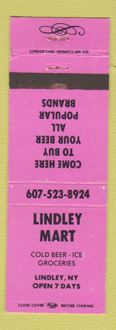 Matchbook Cover - Lindley Mart NY