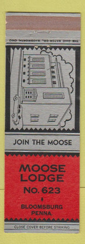 Matchbook Cover - Moose Lodge Bloomsburg PA
