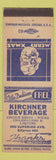 Matchbook Cover - Kirchner Beverage Christmas Santa Claus