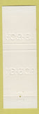Matchbook Cover - Florsheim Shoes Rome GA Hilburn's Shoe Store