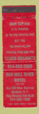 Matchbook Cover - Saw Mill River Motel Elmsford NY WORN