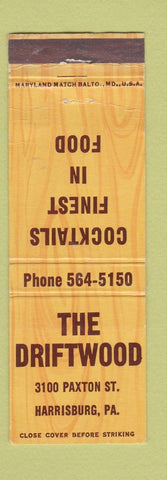Matchbook Cover - The Driftwood Restaurant Harrisburg PA