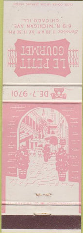 Matchbook Cover - Le Petit Gourmet Chicago IL