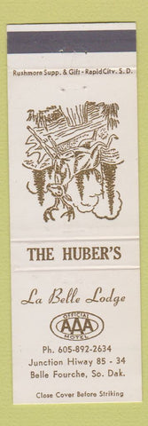 Matchbook Cover - LA Belle Lodge Belle Fourche SD