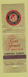 Matchbook Cover - River Forest Golf Club Elmhusrt IL