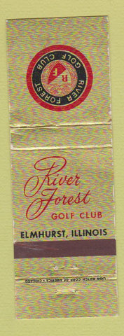 Matchbook Cover - River Forest Golf Club Elmhusrt IL