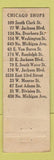 Matchbook Cover - BG Foods Chicago IL WEAR