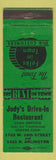 Matchbook Cover - Jody's Drive In Restaurant  WEAR
