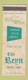 Matchbook Cover - The Reyn Restaurant Coffee Shop Pasadena CA